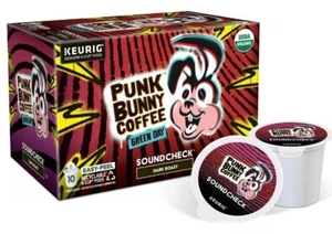 Punk Bunny Coffee Soundcheck Coffee 10ct K-Cup Box - Picture 1 of 1