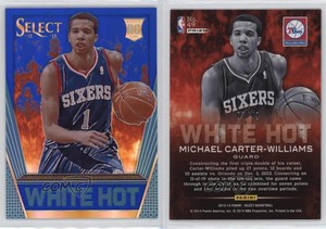 2013-14 Panini Select White Hot Blue Prizm /49 Michael Carter-Williams Rookie RC