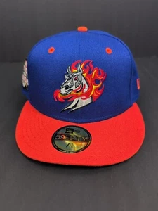 NEW ERA 5950 59FIFTY BINGHAMTON RUMBLE PONIES FITTED HAT MARVEL SIDE PATCH 7-1/8 - Picture 1 of 5