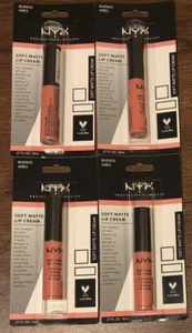NYX Soft Matte Lip Cream Buenos Aires Lot of 4 Long Lasting NIB Pink - Picture 1 of 4