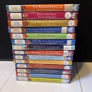 14 GUIDEPOST CHURCH CHOIR MYSTERIES LOT Cozy Cat Kitty Mystery HARDCOVER  - Picture 1 of 5