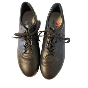 SAS Time Walker bequeme Damen-Wanderschuhe schwarzes Leder 12M UVP 195,00 $ - Bild 1 von 7