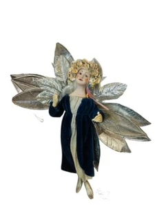 Filis Coit Signed Art Doll Vtg Colorado Artist Figure RARE Blue Angel Fairy 1979 - Picture 1 of 7
