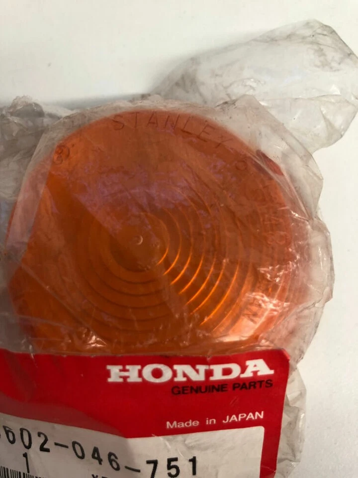 Lente giratoria naranja HONDA MOTOCICLETA GENUINA NUEVA OEM NOS P/N 33602-046-751 Foto 1 de 4