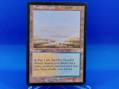Flooded Strand 1x ONS MTG Onslaught Rare Vintage DAMAGED (see note) white blue - Image 1 of 4