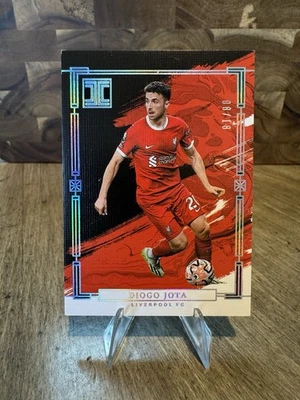 2023-24 Panini Impeccable Diogo Jota 8/18 Liverpool Red Flush (Rare Memorabilia) - Image 1 of 3
