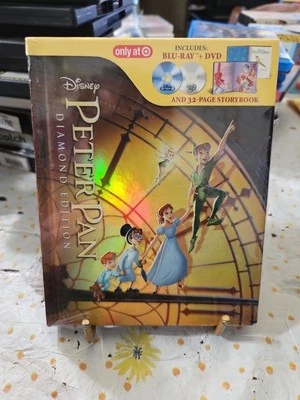 Peter Pan (Blu-ray +DVD, 2013) NEW SEALED Target Exclusive + Story Book - Image 1 of 4