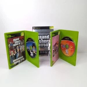 GTA Collection Double Pack COMPLETO ITALIANO per Microsoft Xbox Classic - Foto 1 di 20