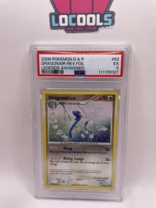 2008 Pokemon Dragonair Reverse Foil D & P Legends Awakened #52 PSA 5 - Picture 1 of 2