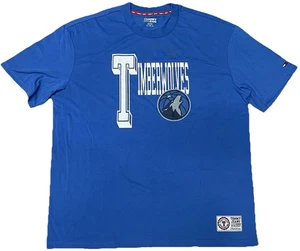 Tommy Jeans XL X-Large NBA Blue Minnesota Timberwolves Mel Varsity T-Shirt Men's - Picture 1 of 11