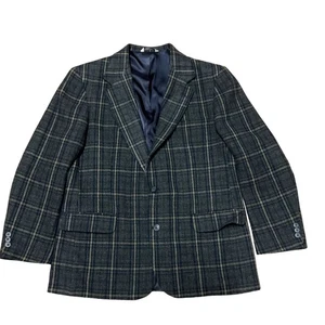 TWEED SPORT COAT SZ 44R GRAY EDDIE BAUER FULLY LINED STRUCTURED HERRINGBONE MENS - Picture 1 of 5