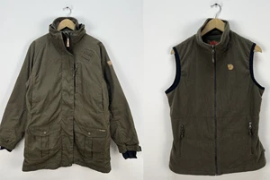 Fjallraven Vilt Jacket Vest Rare Vintage G-1000 Size L Women's - Picture 1 of 21