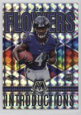 2023 Panini Mosaic Introductions Mosaic Prizm Zay Flowers #I-8 Rookie RC - Image 1 of 3