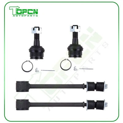 4x Front Upper Ball Joints Suspension Sway Bar End Link For 1985-1997 Ford F-350 Foto 1 de 4