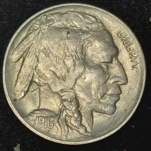 1916-D BUFFALO NICKEL ~ BETTER DATE ~ HIGH GRADE - Picture 1 of 2