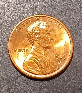 Alte Münzen 1989-D Lincoln Memorial Cent Penny USA (#1) - Bild 1 von 2