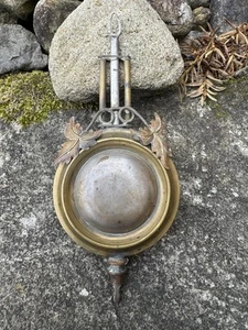 Antique Clock Pendulum With Leaf Design - Picture 1 of 6