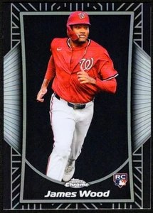 2025 Topps Chrome James Wood Shadow Etch RC SE-13 SSP CASE HIT - Foto 1 di 2