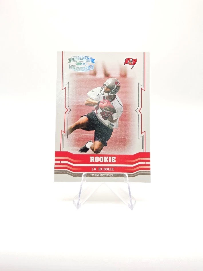 J.R. Russell 2005 Donruss Throwback Threads RC SP /99 #200 Buccaneers - Image 1 of 2