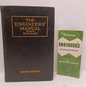 The Engineers' Manual by Hudson & The Dennison Engineer's Handbook - 2 book lot - Picture 1 of 19