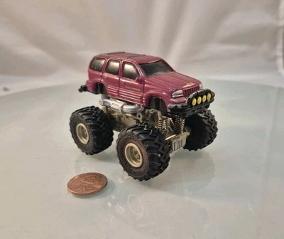 Funline Laser Stampeders Jeep Cherokee Lifted Pullback Red 1/64 - Image 1 of 4