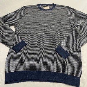 Fat Face Men’s Blue Stripe Crewneck Sweater Size XL - Picture 1 of 7