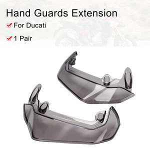 For Ducati DesertX Multistrada V4/R Hand Guard Extensions Hand Wind Deflector - Picture 1 of 12