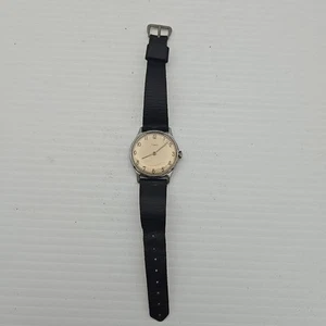 Orologio meccanico uomo vintage Timex bianco e argento per ricambi - Foto 1 di 5