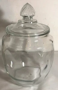 Antique Glass Apothecary Country Store Lidded Counter Jar - Picture 1 of 12