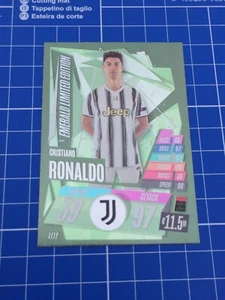 Topps Match Attax UCL 2020/21 Cristiano Ronaldo Limited Edition LE12 EMERALD - Picture 1 of 2