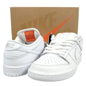 NIKE  FJ1674-100 NIKE SB DUNK LOW PRO Triple White Shoes Genuine / 35120 - Picture 1 of 10