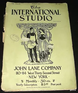 THE INTERNATIONAL STUDIO 1909 ART MAGAZINE ETCHING POTTERY PRINTS ARCHITECTURE - Imagen 1 de 9