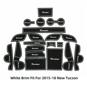 20 piezas Ranura de puerta ranura puerta puerta ala blanca para 2015-18 Nuevo Tucson - Imagen 1 de 12