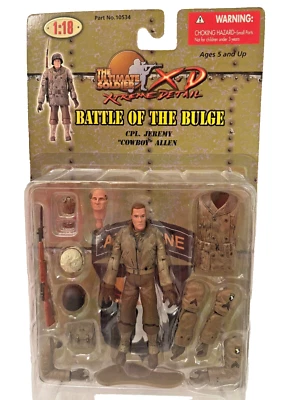 Ultimate Soldier 1/18 Battle of the Bulge - Cpl. Jeremy "Cowboy" Allen - NIP - Image 1 of 3