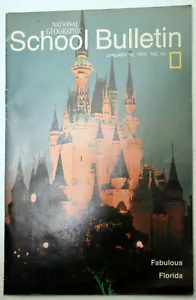 Lot 22 National Geographic School Bulletin 1971-3 Science Geography Nature Space - Bild 1 von 11