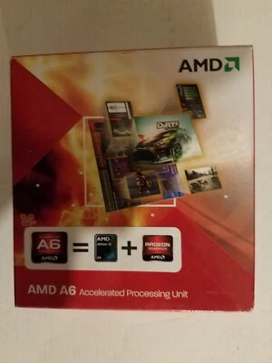 AMD A6-Series A6-3500 3 Core  2.1 GHz Socket FM1 CPU AD3500OJZ33GXBOX - Image 1 of 4