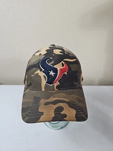 Cappello Houston Texans Regolabile Unisex Mimetico Usato - Foto 1 di 14