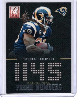 2012 Panini Elite Prime Numbers #14 Steven Jackson 703/999 - Image 1 of 2