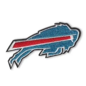 BUFFALO BILLS IRON ON PATCH 3.5" Sports Football Team Fan Embroidered Applique - Picture 1 of 2