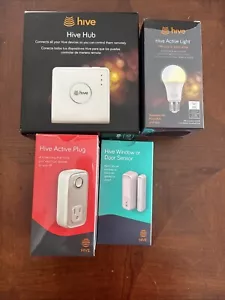 NEW Hive Direct Energy Smart Home Set Hub, Lights Bulb,Plug, Window/Door Sensor - Picture 1 of 4