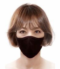 2/PK Black Face Mask  Washable Reusable Made In USA  - Double Layer  M2