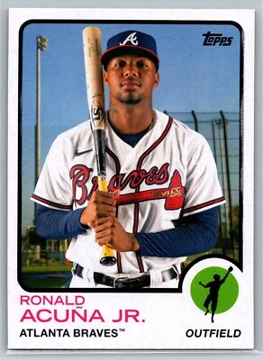 2021 Topps Archives Ronald Acuña Jr. Atlanta Braves #111 - Image 1 of 2