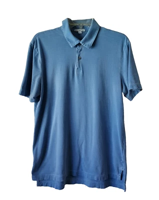 James Perse Polo Mens 1 Supima Cotton Short Sleeve Lightweight Golf  Shirt READ - Image 1 of 4