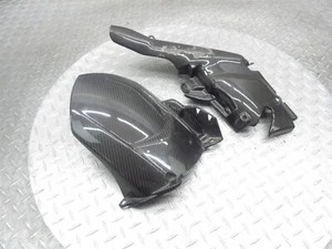 2008 07-08 Yamaha YZF R1 YZFR1 Carbon Rear Fender Back Tire Hugger Guard Cover - Bild 1 von 12