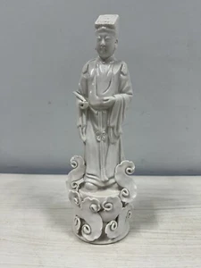 Figura de porcelana china vintage Blanc de Chine GuanyinGoddess hecha en Hong Kong - Imagen 1 de 5