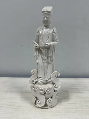 Vintage Chinese Blanc de Chine GuanyinGoddess Porcelain Figure Made In Hong Kong - Image 1 of 4
