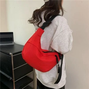 Nylon Shoulder Bags Dumpling Shape Crossbody Bag Fashion Chest Bag - Picture 1 of 16