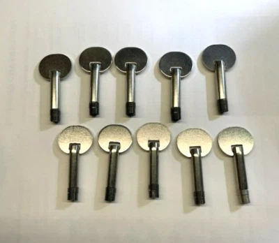 10 Wind Up Key for Music Box Musical Childproof  1 5/8" 40mm Round Handle - Image 1 of 4