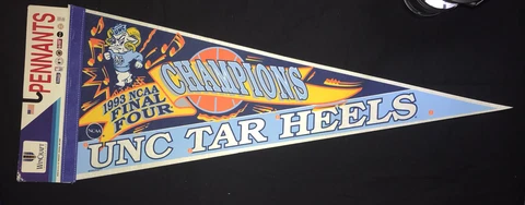 UNC 1993 NATIONAL CHAMPIONS PENNANT Cover