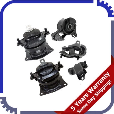 Juego de 5 montaje de motor y transmisión para Honda Odyssey 3,5 L 2005-2006 versión i-VTEC Foto 1 de 4